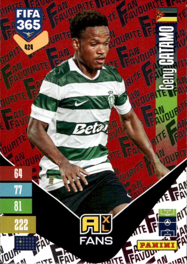 Red Fan Favourite GENY CATAMO 2027 Panini FIFA 365