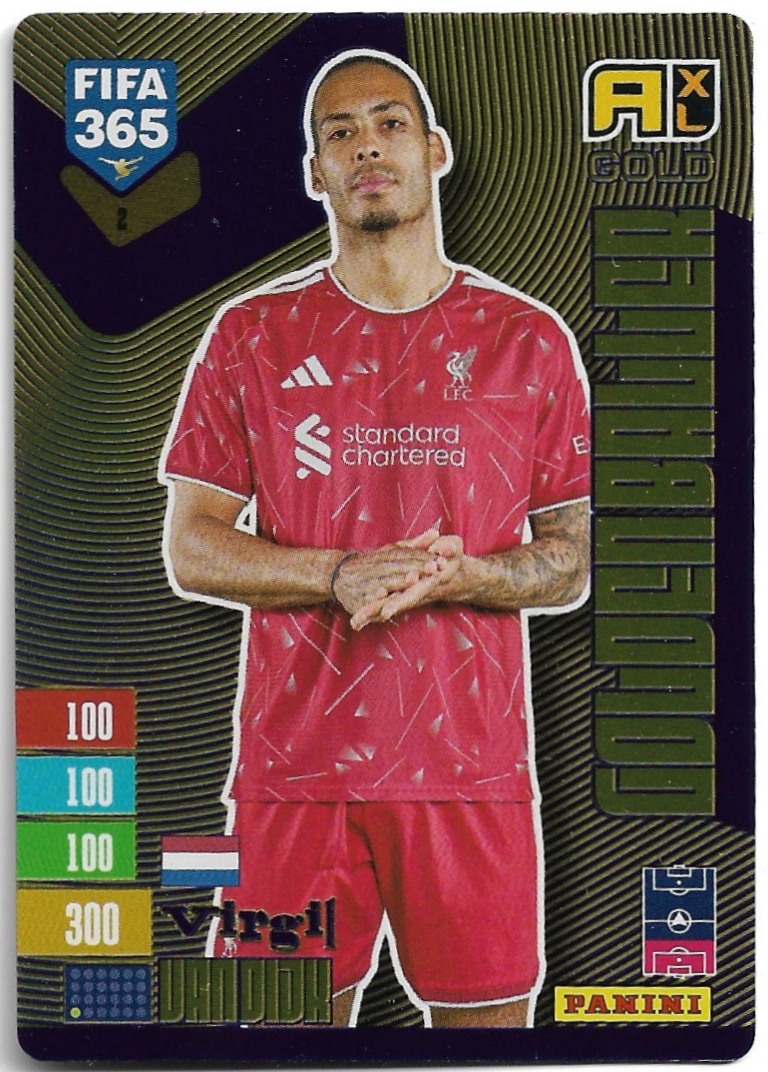 Golden Baller VIRGIL VAN DIJK 2027 Panini FIFA 365
