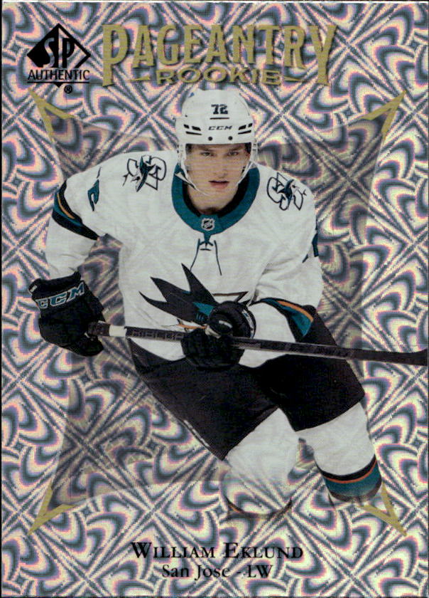 Rookie Pageantry WILLIAM EKLUND 21-22 UD SP Authentic