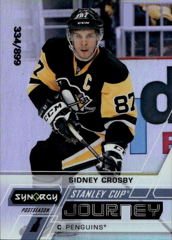 Postseason Stanley Cup Journey SIDNEY CROSBY 20-21 UD Synergy /899