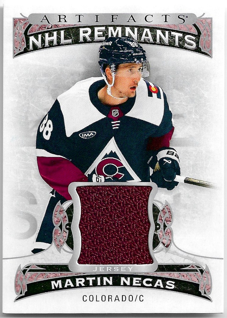 Jersey NHL Remnants MARTIN NEČAS 26-27 UD Artifacts