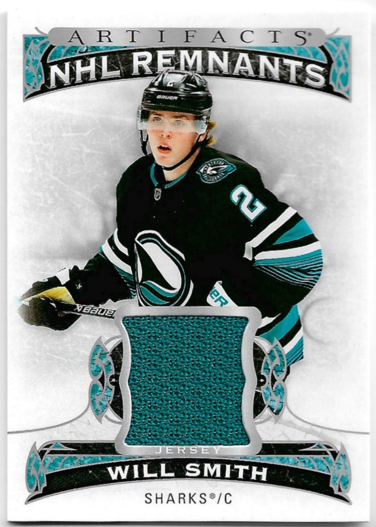 Jersey NHL Remnants WILL SMITH 26-27 UD Artifacts