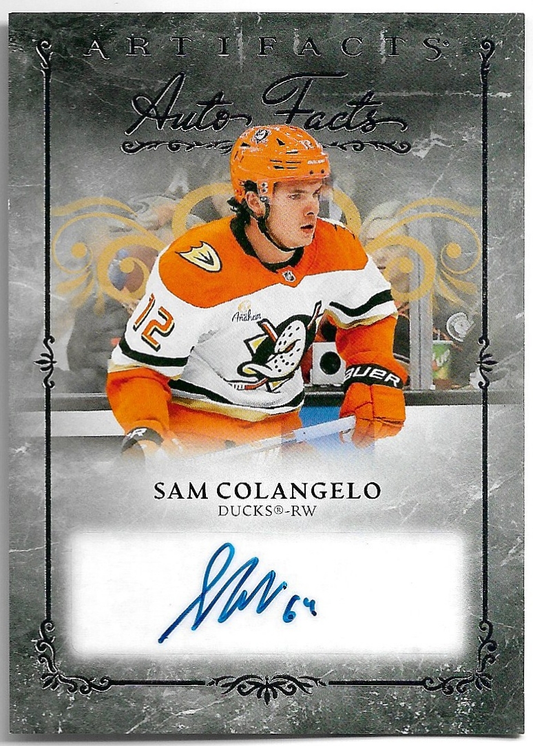 Auto Facts SAM COLANGELO 26-27 UD Artifacts