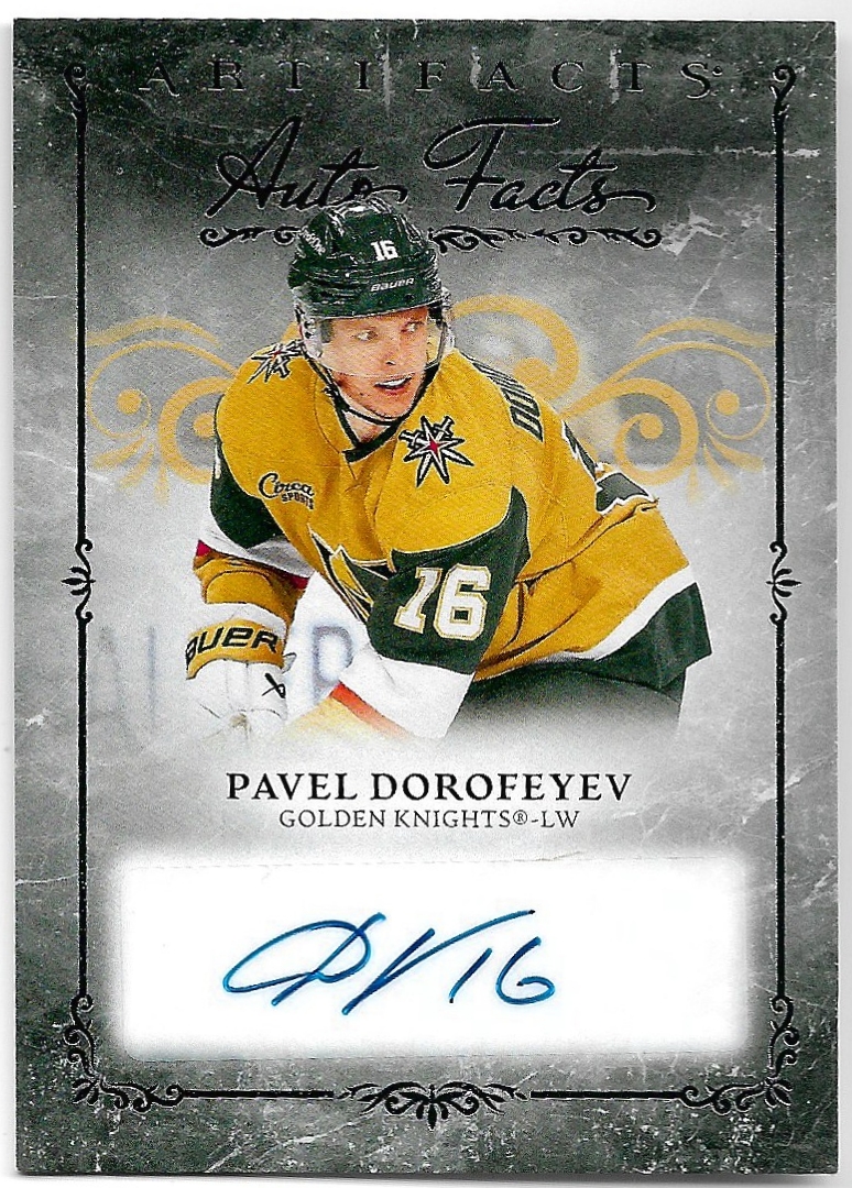 Auto Facts PAVEL DOROFEYEV 26-27 UD Artifacts