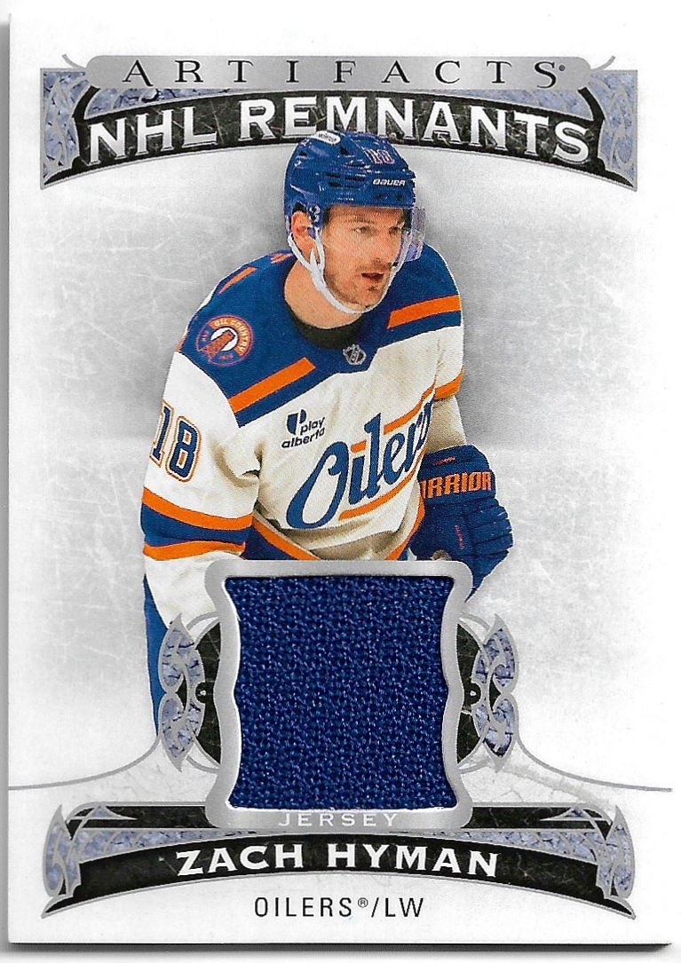 Jersey NHL Remnants ZACH HYMAN 26-27 UD Artifacts