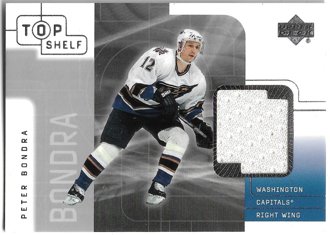 Jersey PETER BONDRA 01-02 UD Top Shelf