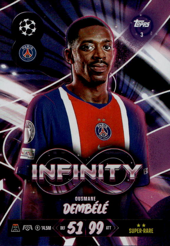 Infinity OUSMANE DEMBELE 26-27 Match Attax UCL