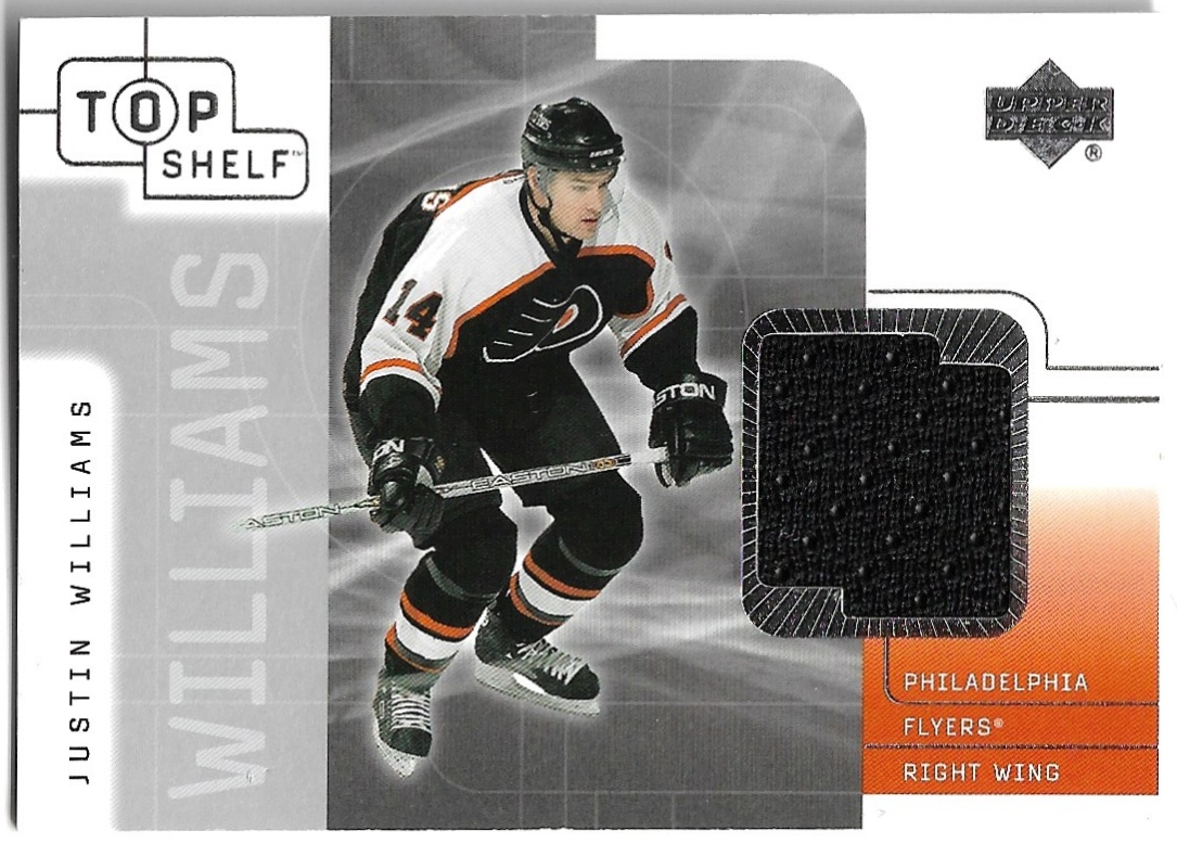 Jersey JUSTIN WILLIAMS 01-02 UD Top Shelf