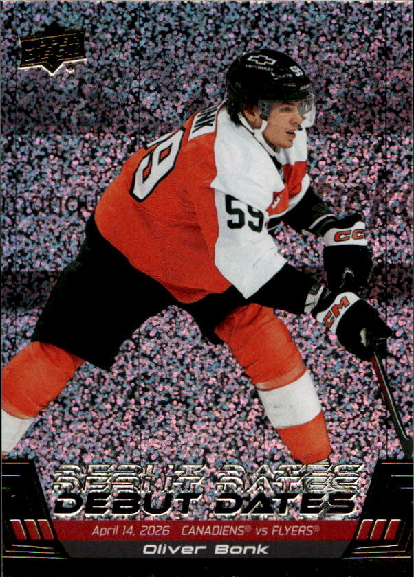 Rookie Speckle Debut Dates OLIVER BONK 26-27 UD Series 1