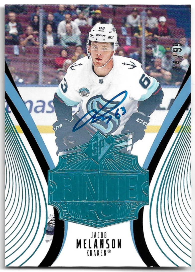 Auto Rookie Blue Finite JACOB MELANSON 25-26 UD SPx /99