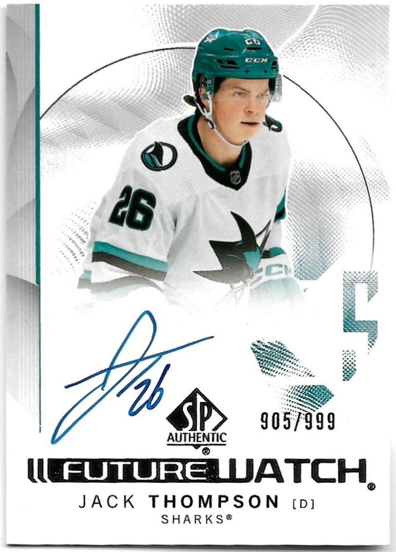 Auto Rookie Future Watch JACK THOMPSON 24-25 UD SP Authentic /999