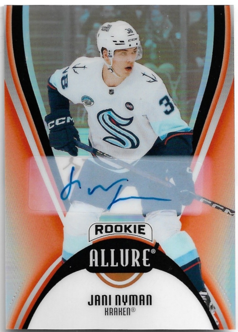 Auto Rookie Red Rainbow JANI NYMAN 25-26 UD Allure