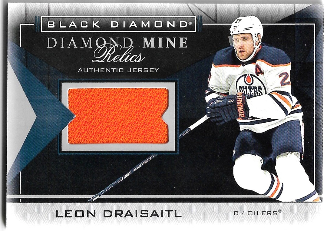 Jersey Diamond Mine Relics LEON DRAISAITL 21-22 UD Black Diamond