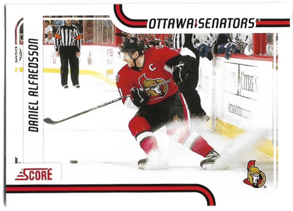 DANIEL ALFREDSSON 11-12 Panini Score