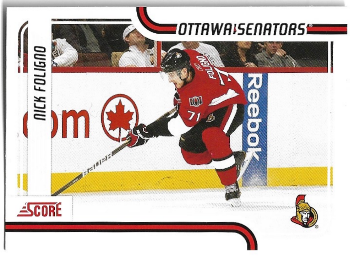 NICK FOLIGNO 11-12 Panini Score