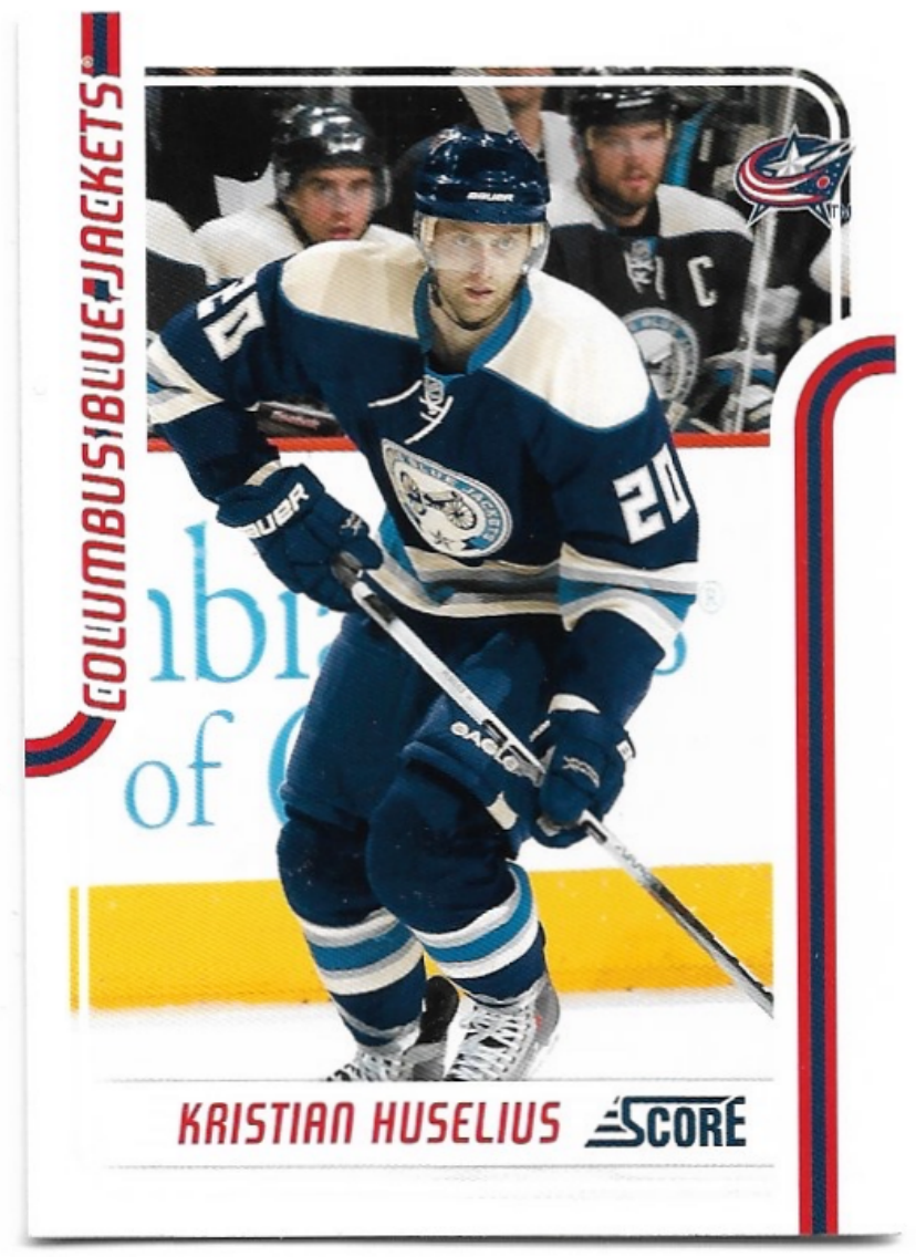 Glossy KRISTIAN HUSELIUS 11-12 Panini Score