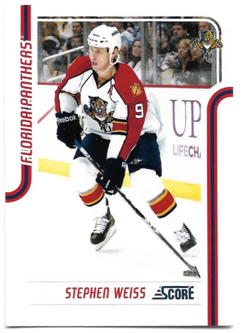 Glossy STEPHEN WEISS 11-12 Panini Score