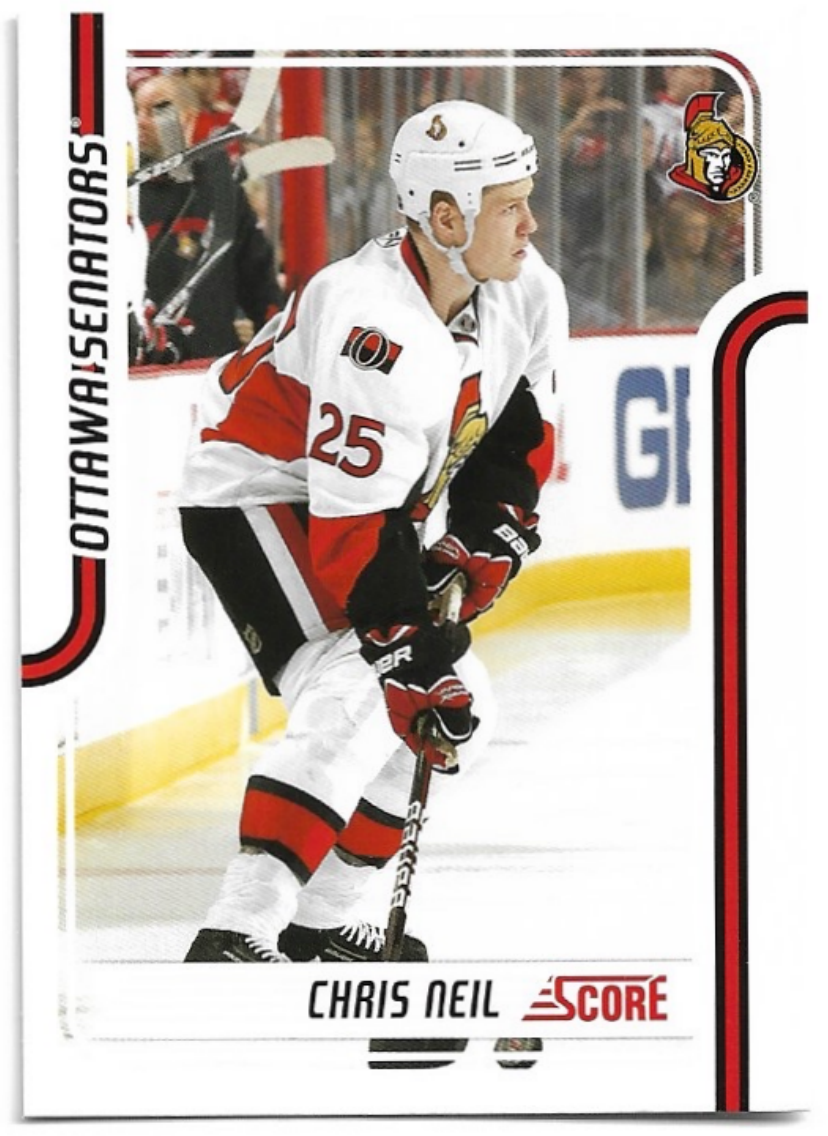 Glossy CHRIS NEIL 11-12 Panini Score
