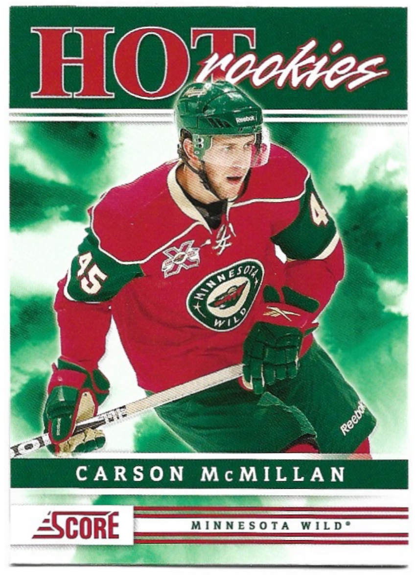 Hot Rookies CARSON MCMILLAN 11-12 Panini Score