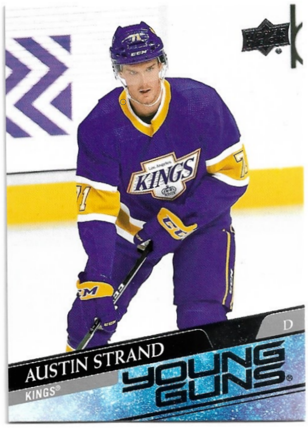 Rookie Young Guns AUSTIN STRAND 20-21 UD Extended Series