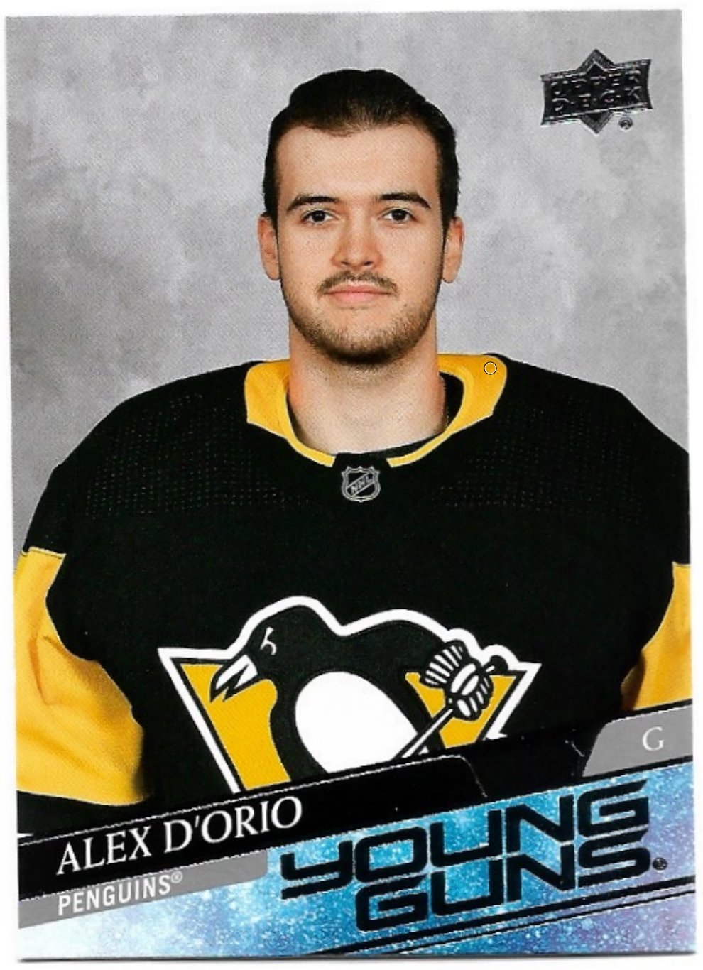 Rookie Young Guns ALEX D'ORIO 20-21 UD Extended Series
