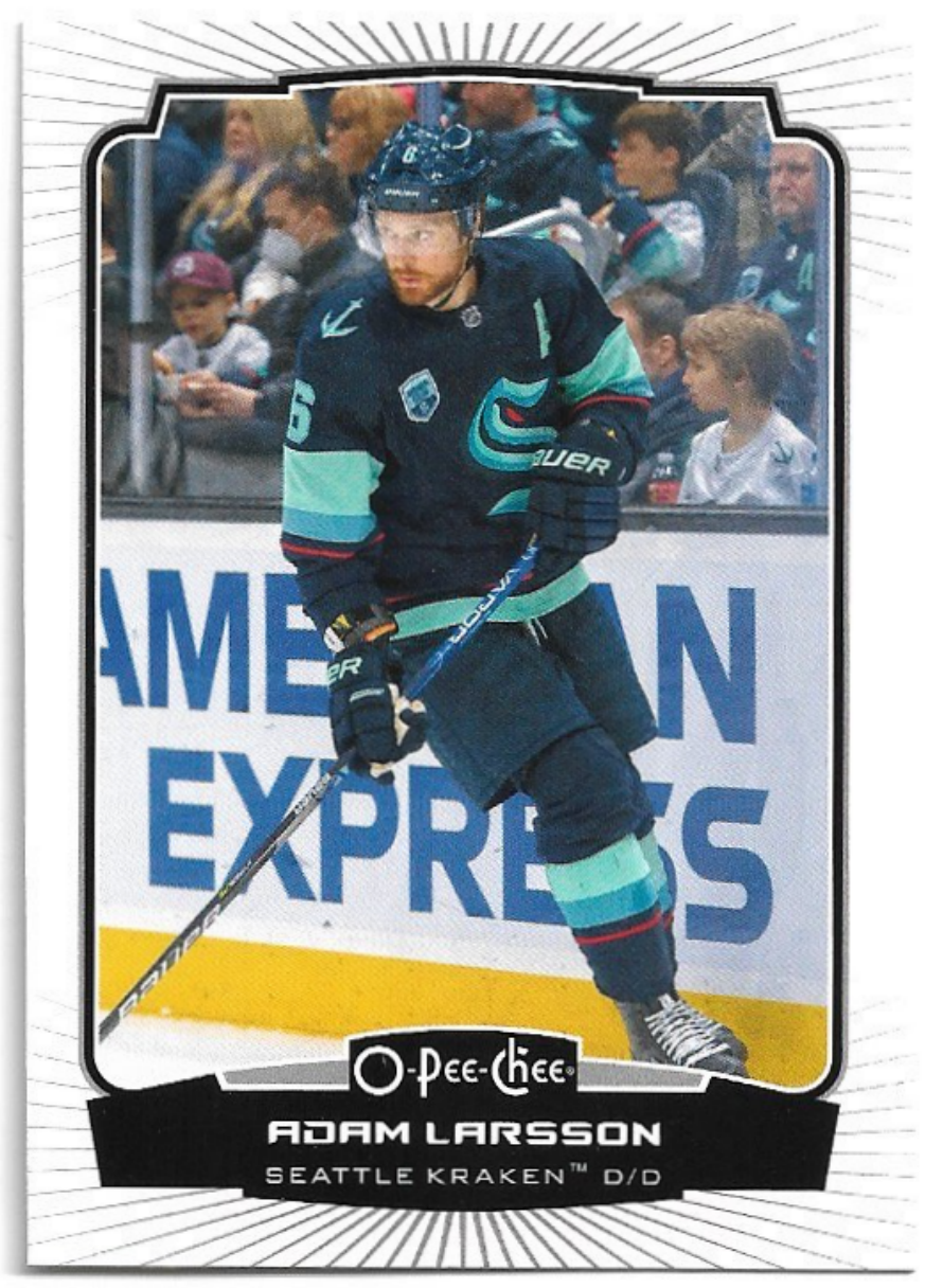 ADAM LARSSON 22-23 UD O-Pee-Chee OPC