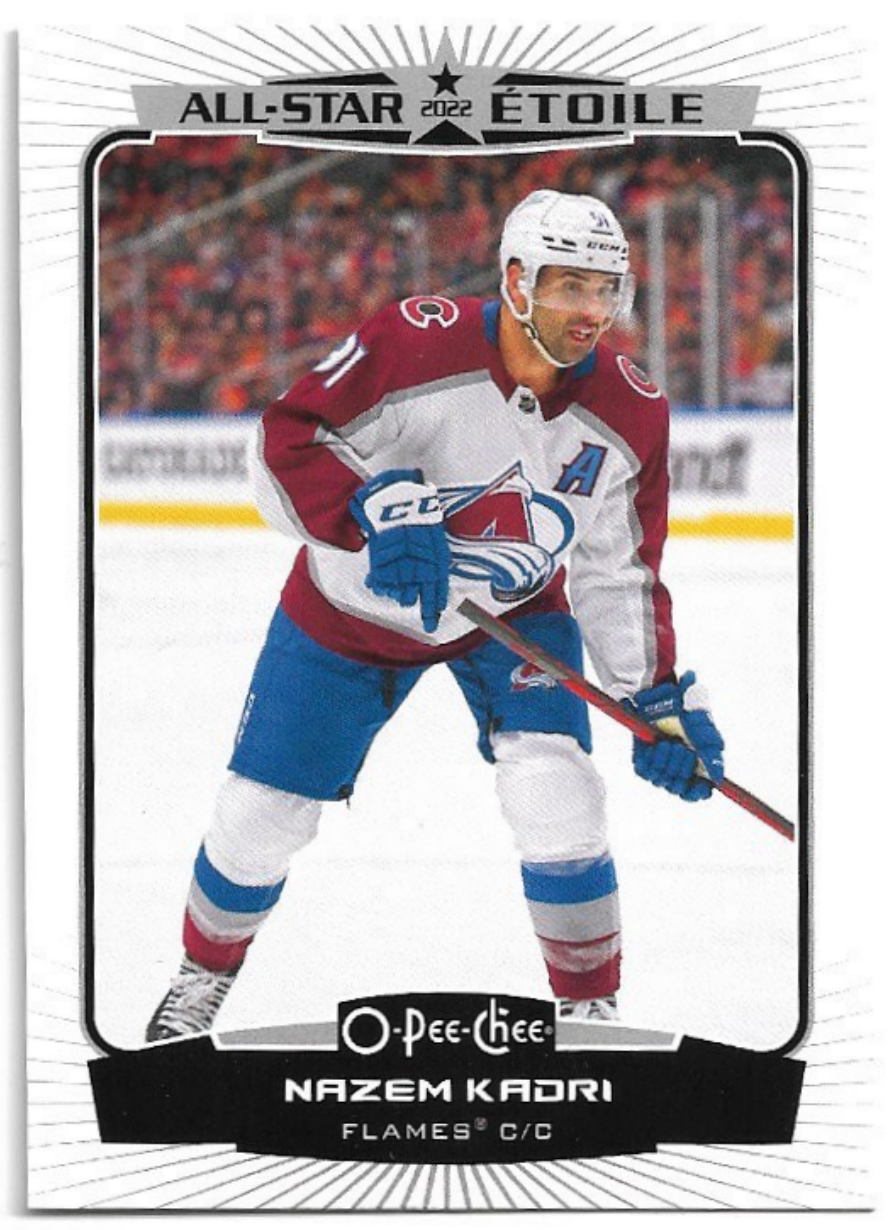 All-Star NAZEM KADRI 22-23 UD O-Pee-Chee OPC