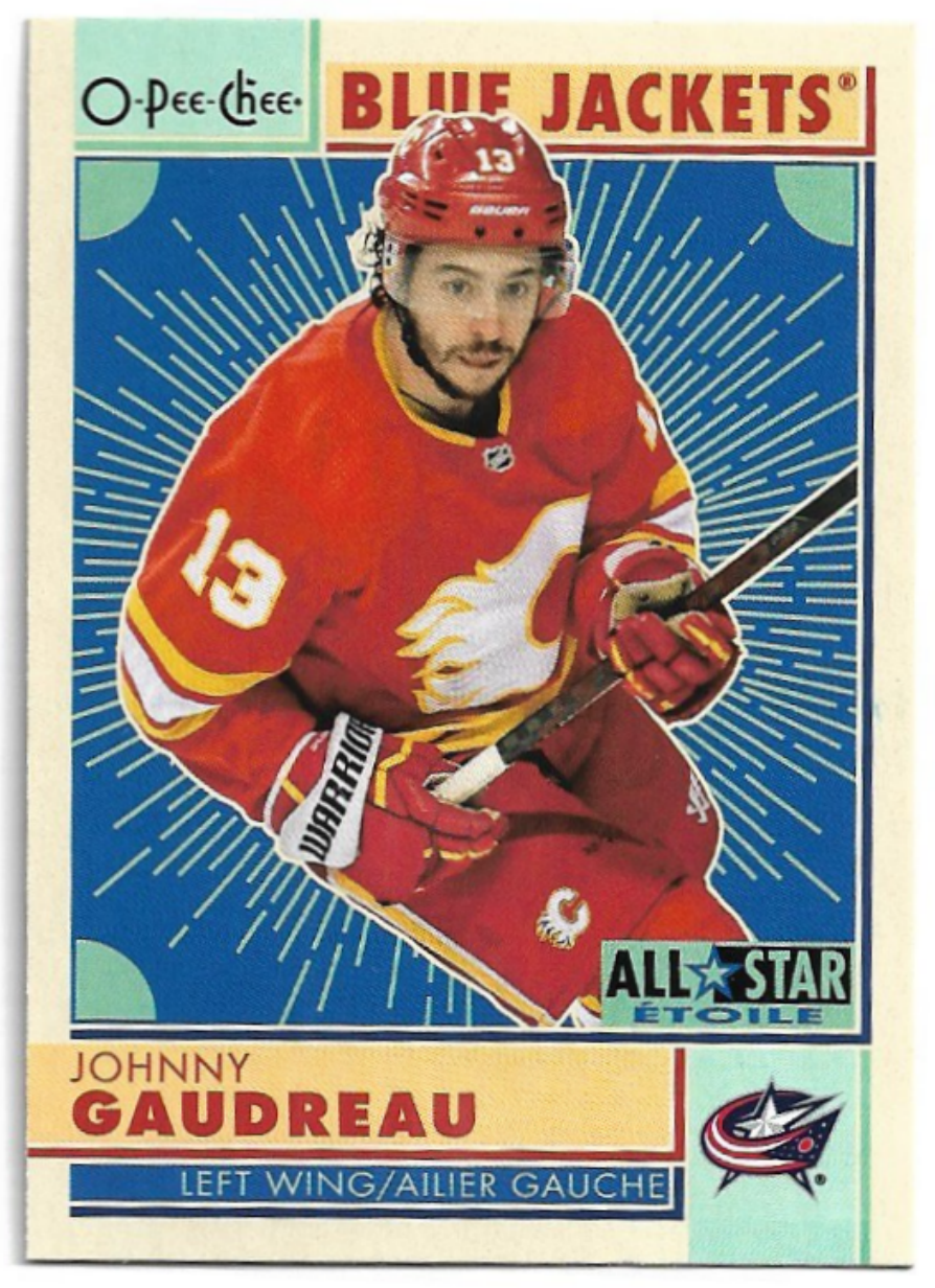 Retro JOHNNY GAUDREAU 22-23 UD O-Pee-Chee OPC