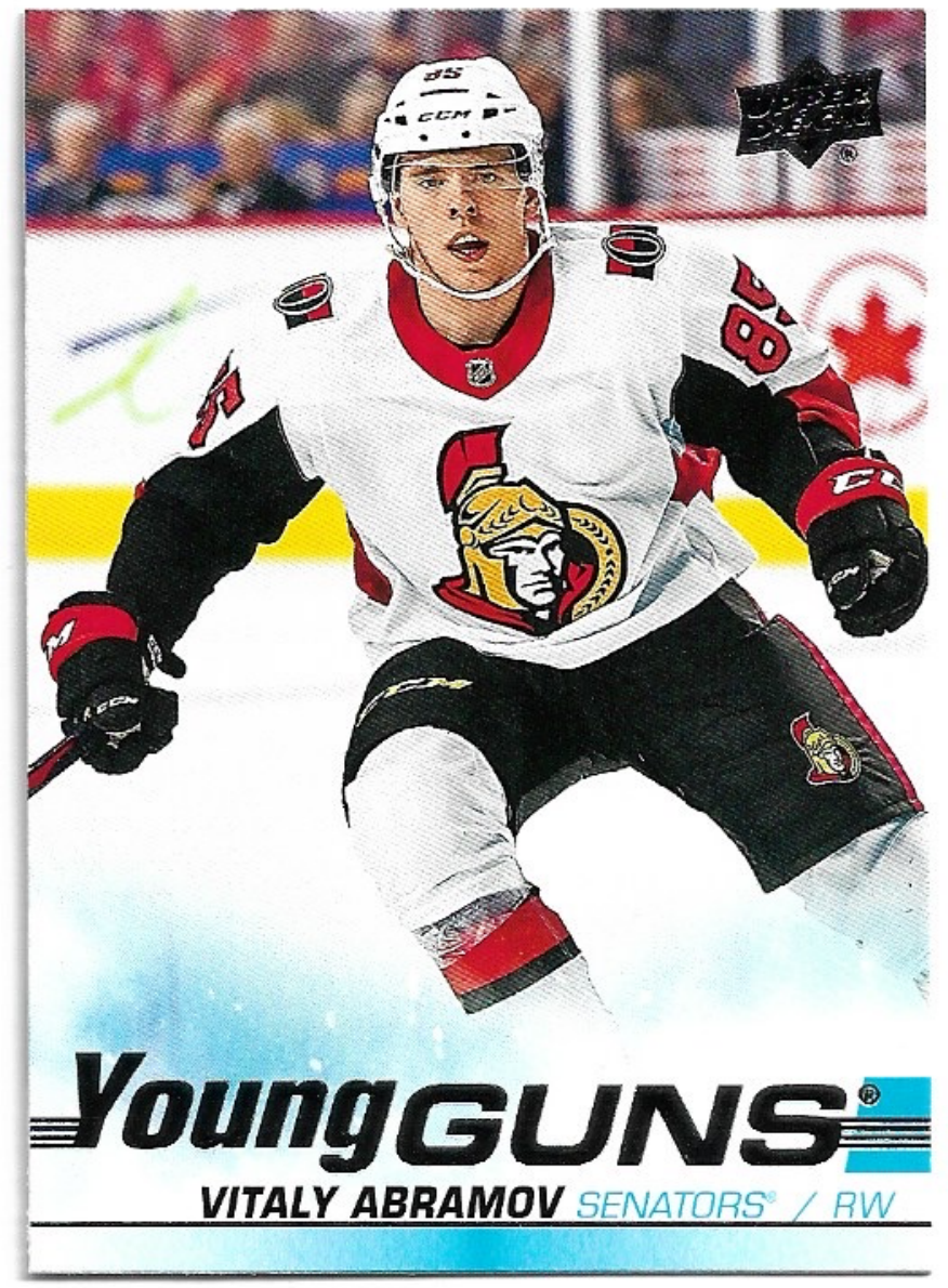 Rookie Young Guns VITALY ABRAMOV 19-20 UD Series 1