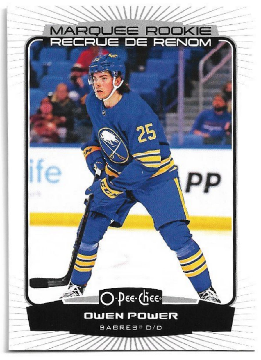 Marquee Rookie OWEN POWER 22-23 UD O-Pee-Chee OPC