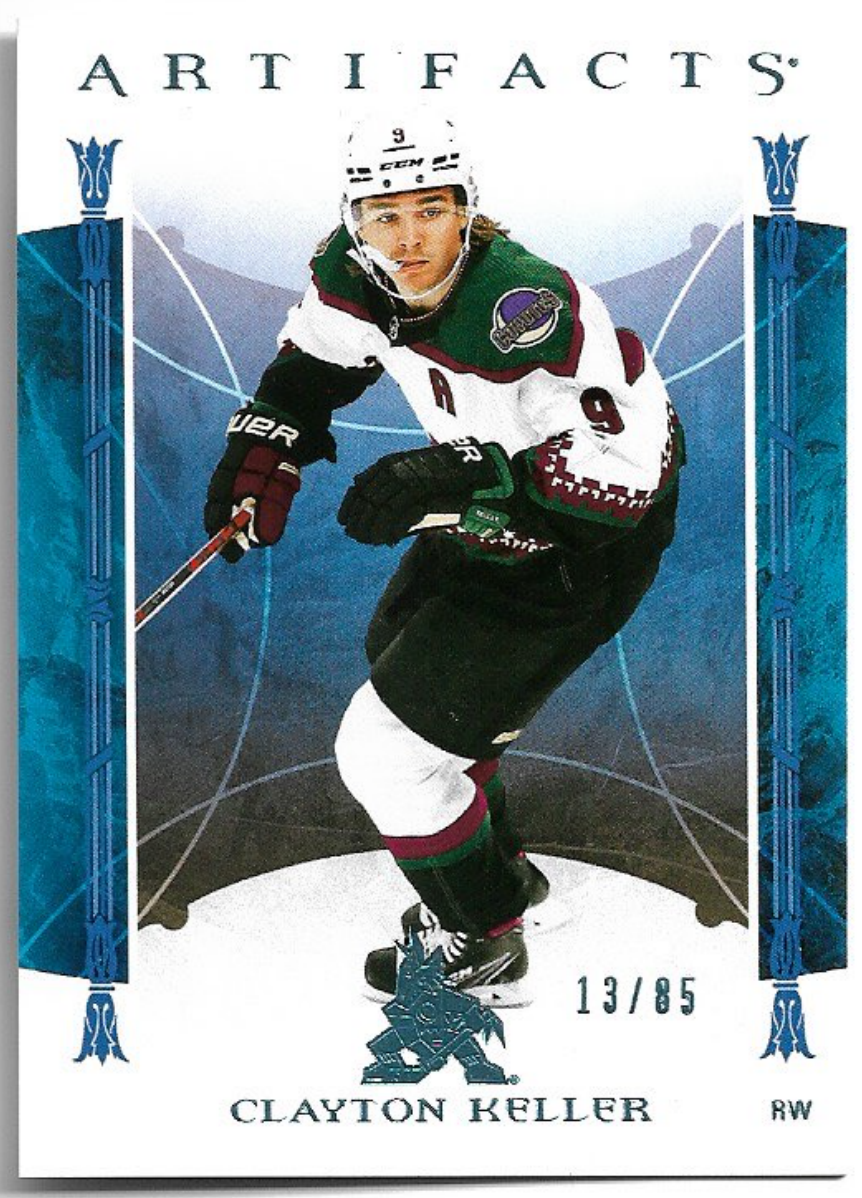 Light Blue Steel CLAYTON KELLER 22-23 UD Artifacts /85