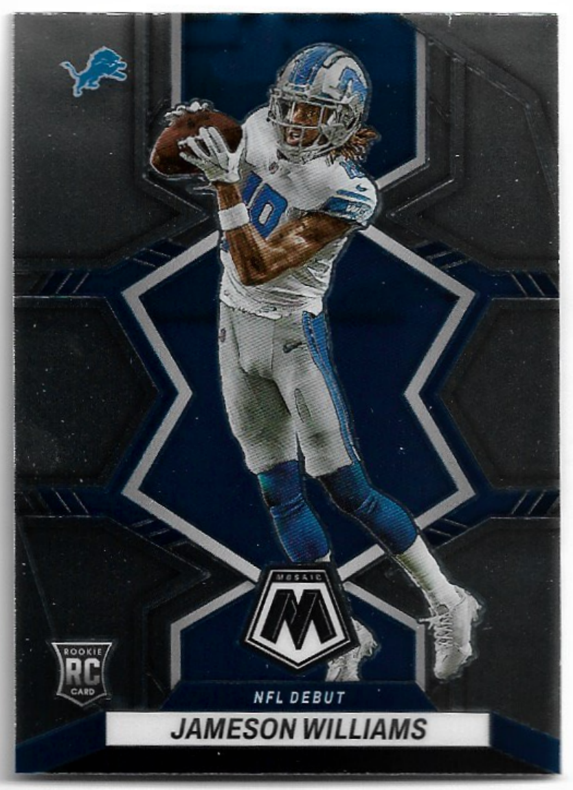 NFL Debut Rookie JAMESON WILLIAMS 2022 Panini Mosaic Football