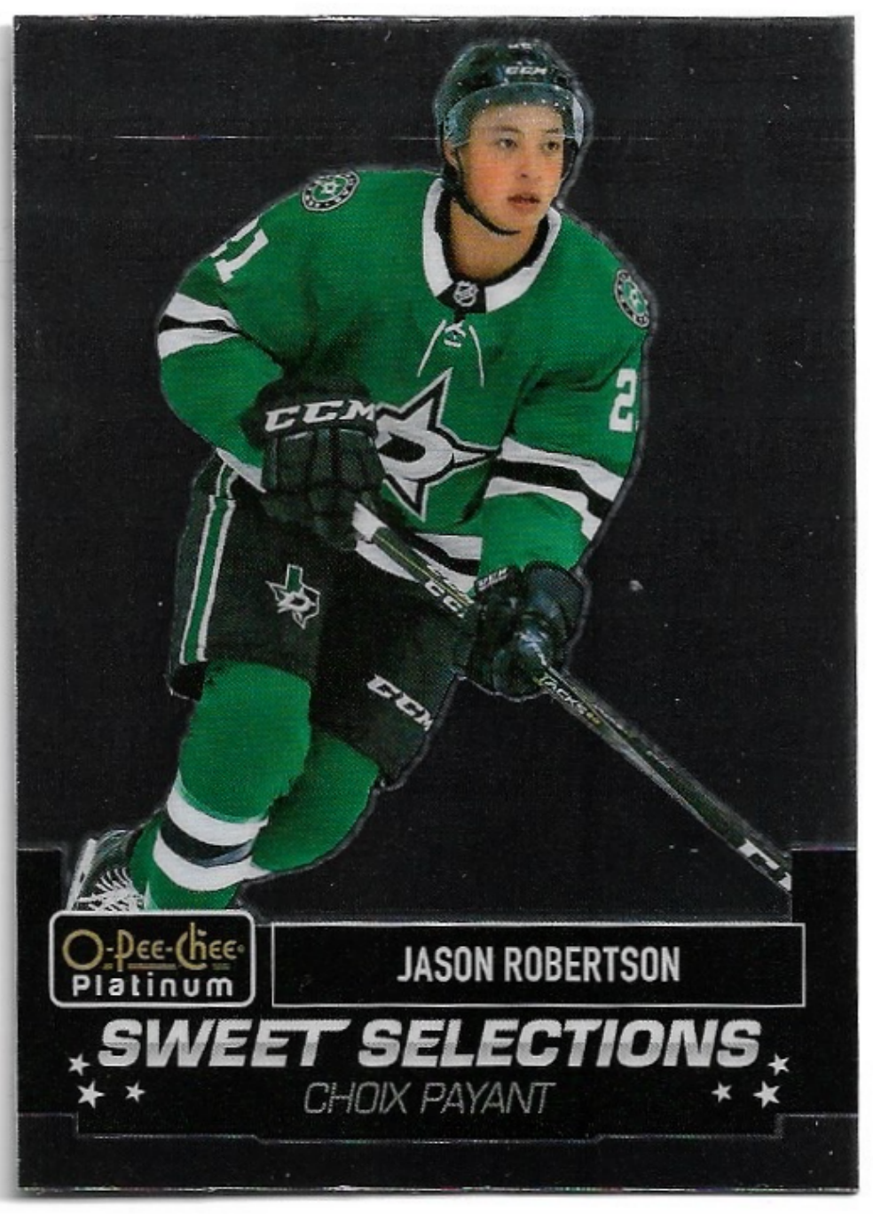 Rookie Sweet Selections JASON ROBERTSON 20-21 UD O-Pee-Chee OPC Platinum