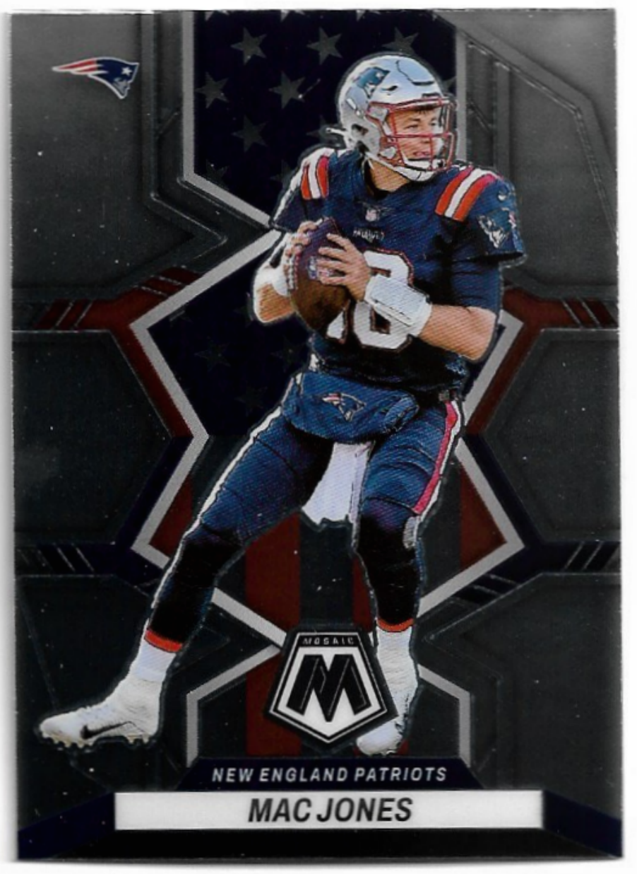 National Pride MAC JONES 2022 Panini Mosaic Football