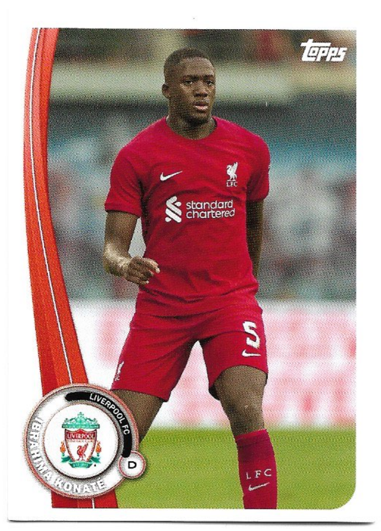IBRAHIMA KONATE 22-23 Topps Liverpool Official Fan Set