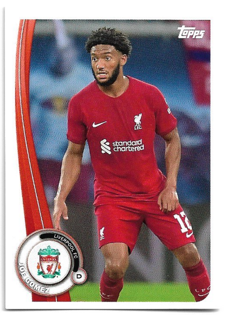 JOE GOMEZ 22-23 Topps Liverpool Official Fan Set
