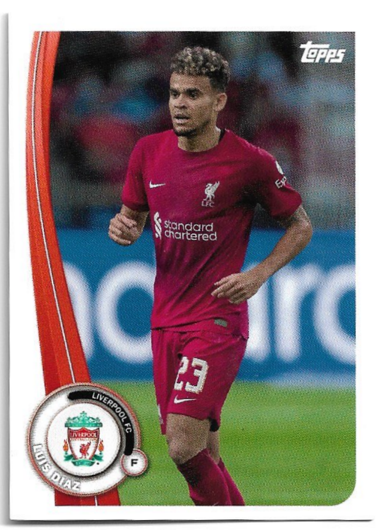 LUIS DIAZ 22-23 Topps Liverpool Official Fan Set