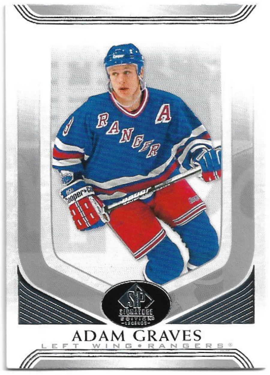 ADAM GRAVES 20-21 UD SP Signature Legends