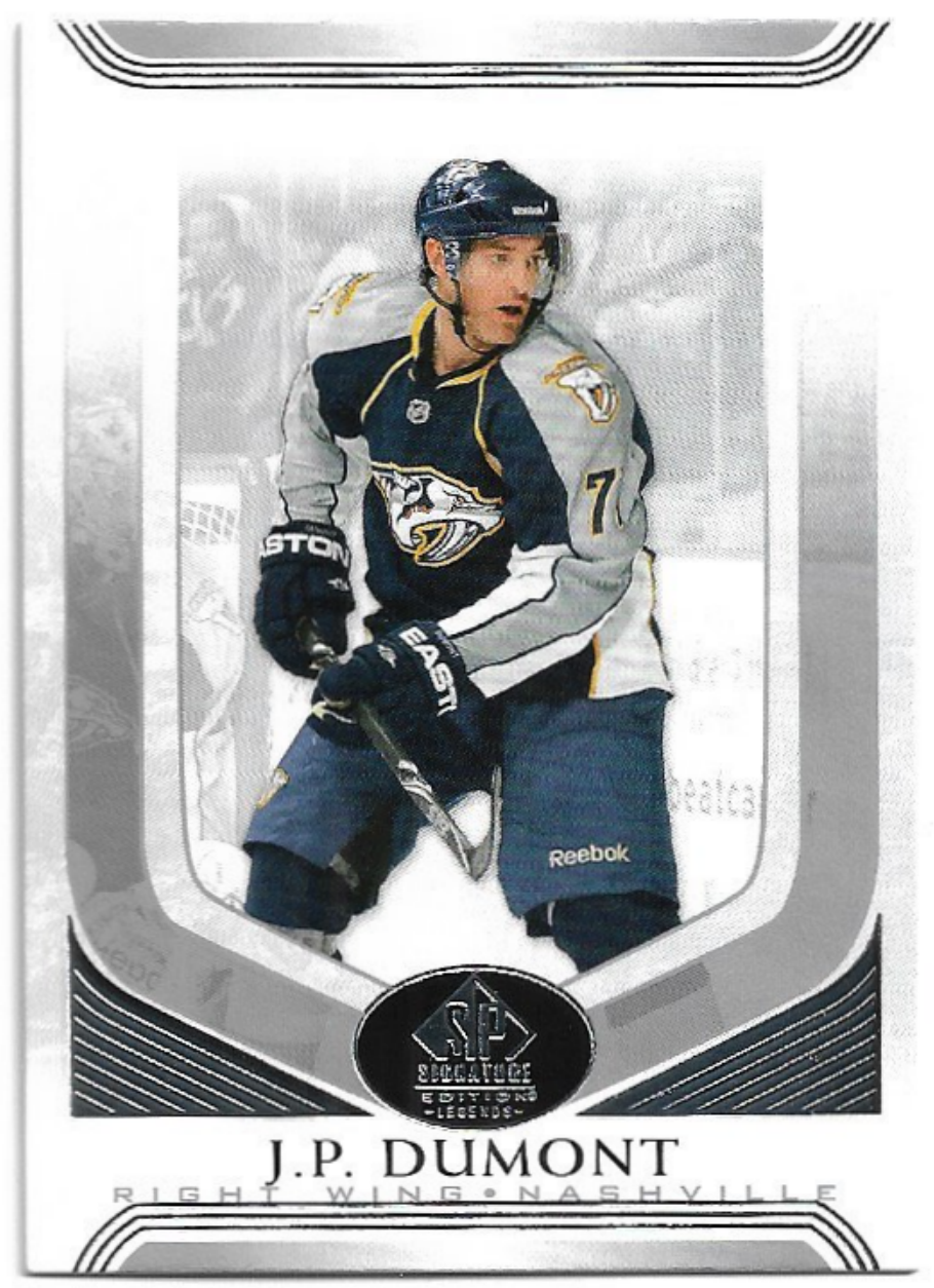 J.P. DUMONT 20-21 UD SP Signature Legends