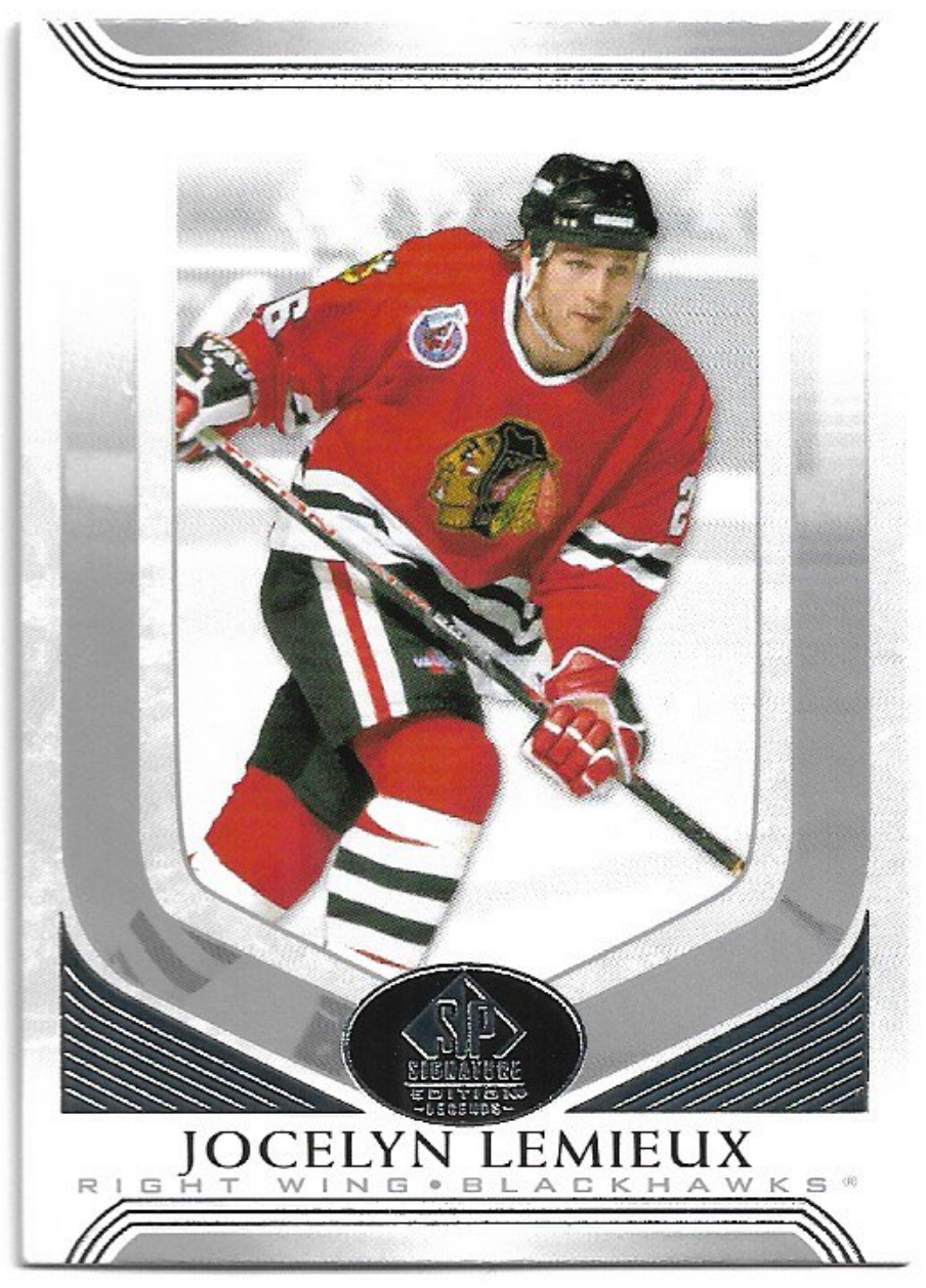 JOCELYN LEMIEUX 20-21 UD SP Signature Legends