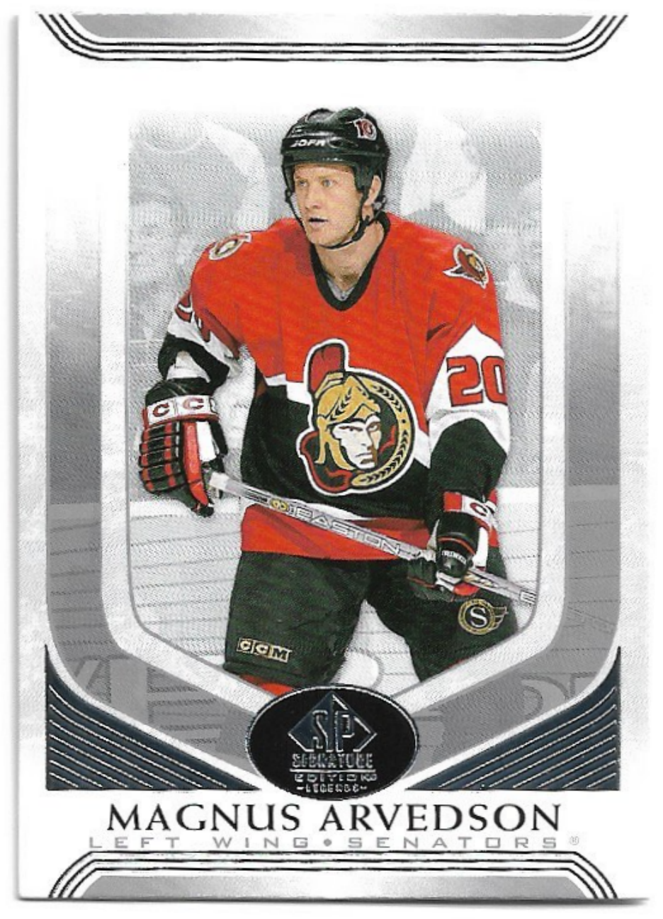 MAGNUS ARVEDSON 20-21 UD SP Signature Legends