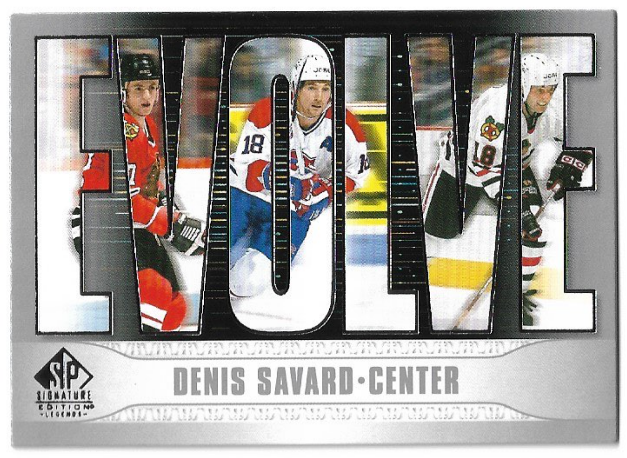 Evolve DENIS SAVARD 20-21 UD SP Signature Legends