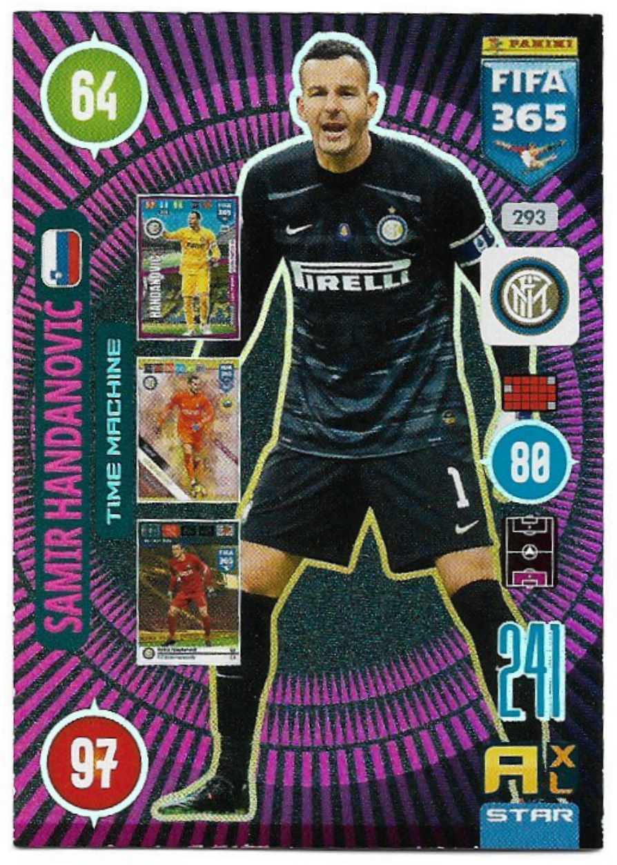 Time Machine SAMIR HANDANOVIC 2021 Panini FIFA 365