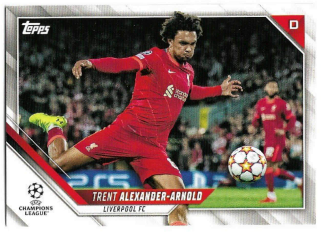 TRENT ALEXANDER-ARNOLD 21-22 Topps Chrome UEFA Champions League