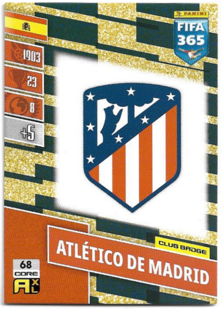 Club Badge ATLETICO MADRID 2022 Panini FIFA 365