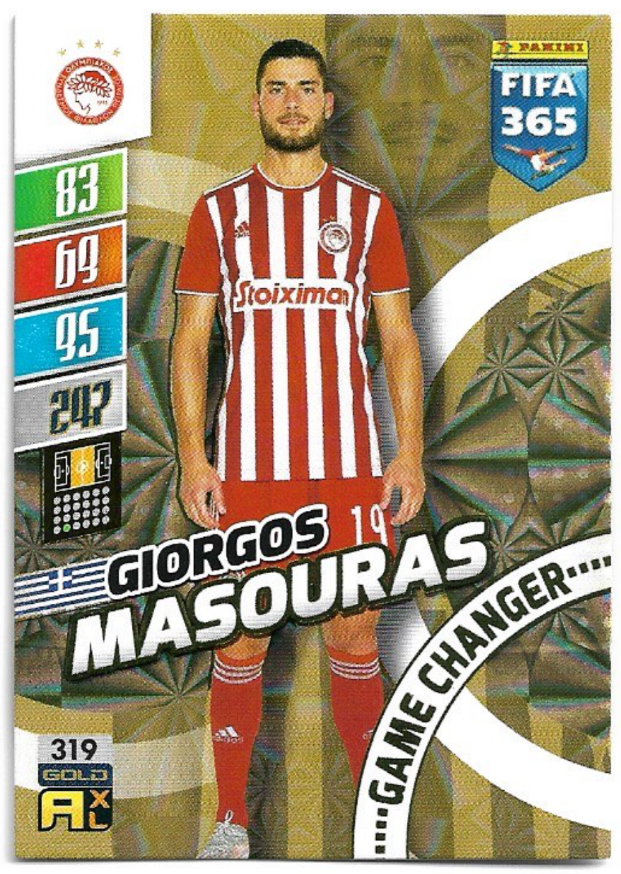 Game Changer GIORGOS MASOURAS 2022 Panini FIFA 365