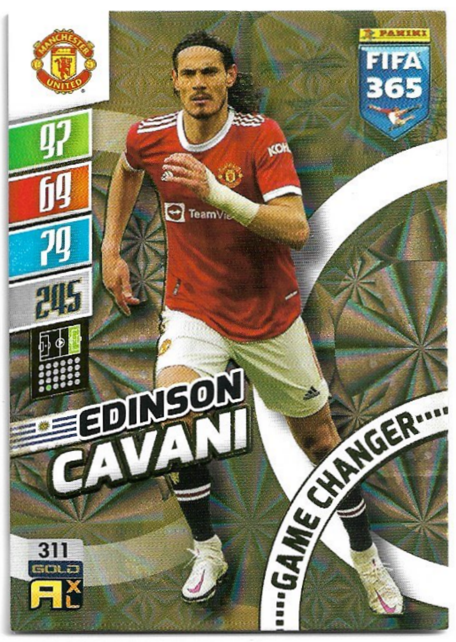 Game Changer EDINSON CAVANI 2022 Panini FIFA 365