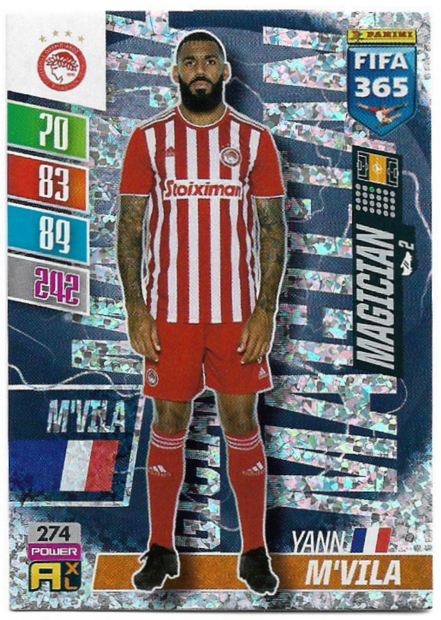 Magician YANN M'VILA 2022 Panini FIFA 365
