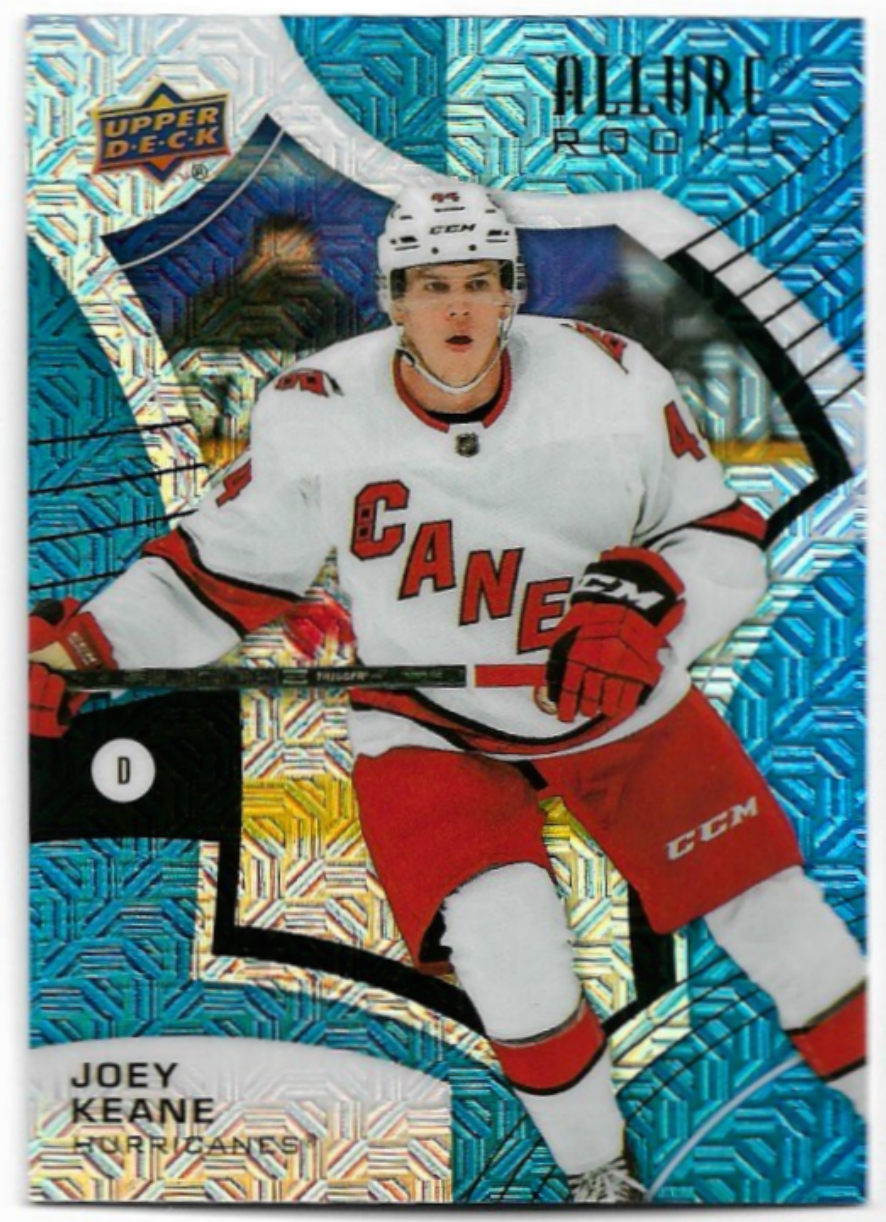 Rookie Blue Line JOEY KEANE 21-22 UD Allure /35