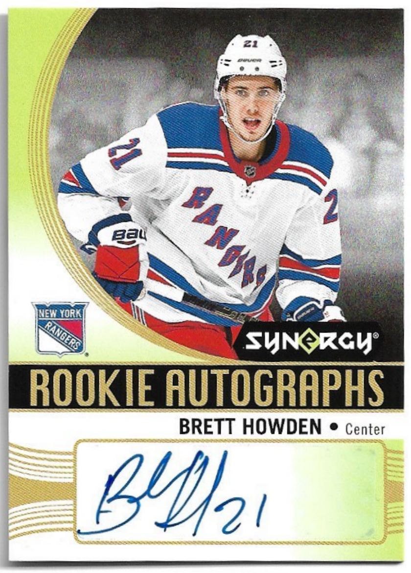 Rookie Authograph BRETT HOWDEN 18-19 UD Synergy